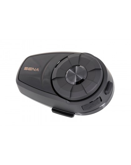 Sena 10S motorcycle intercom 4 channels 1600 m Black