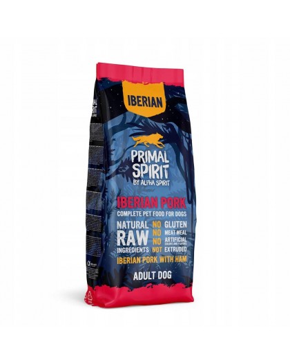 PRIMAL SPIRIT Iberian 70% Pork Ham – semi-moist dog food – 12 kg