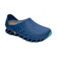 Scholl Evoflex - unisex clogs navy blue, size 38