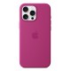 Apple iPhone 16 Pro Max Silicone Case with MagSafe - Fuchsia