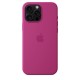 Apple iPhone 16 Pro Max Silicone Case with MagSafe - Fuchsia