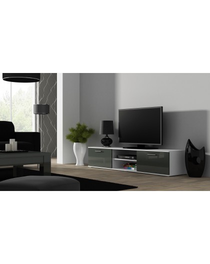 Cama TV stand SOHO 180 white/grey gloss