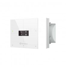 GRENTON SMART PANEL/ 4 TOUCH AREA/ OLED DISPLAY/ TF-BUS/ WHITE GLASS FRONT