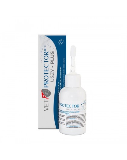 JM SANTE Vet Protector Uszy Plus - ear solution for dogs and cats – 50 ml