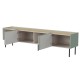 Cama FELLINI TV cabinet 200x40x52 olive + oiled oak top