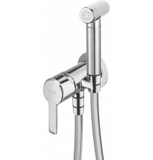 Concealed bidet mixer with bidetta shower head