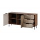 Cama Chest of drawers 1 ALMERA 156x42x75 walnut/cashmere