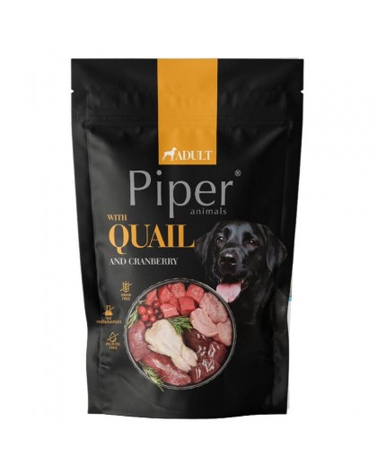 PIPER ANIMALS with quail and cranberries - wet dog food - 500g