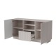 Cama LIVERTI chest of drawers 150x42x78 cashmere