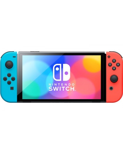 Nintendo Switch OLED portable game console 17.8 cm (7") 64 GB Touchscreen Wi-Fi Black, Blue, Red