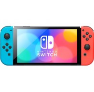 Nintendo Switch OLED portable game console 17.8 cm (7") 64 GB Touchscreen Wi-Fi Black, Blue, Red
