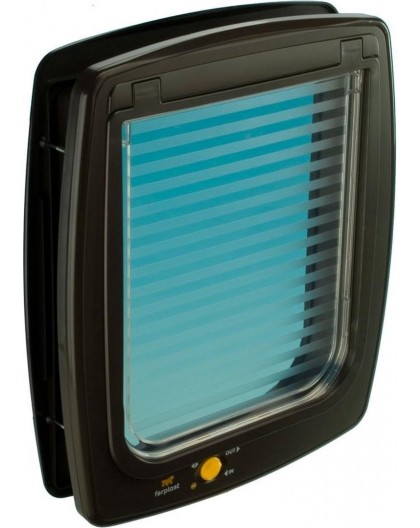 FERPLAST Swing 15 - Large dog door, brown