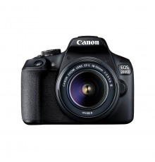 Canon EOS 2000D + EF-S 18-55mm f/3.5-5.6 III SLR Camera Kit 24.1 MP CMOS 6000 x 4000 pixels Black