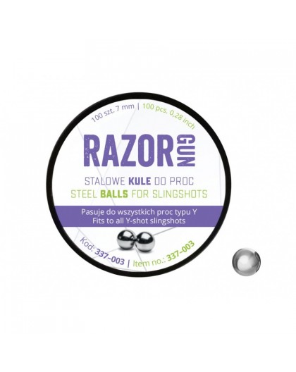 RazorGun 7 mm slingshot balls 100 pcs. (337-003)