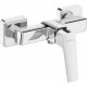 Wall-mounted shower mixer