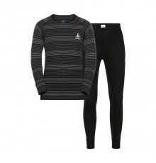 Thermal underwear - Odlo Set ACTIVE WARM Special Set size L Dark grey