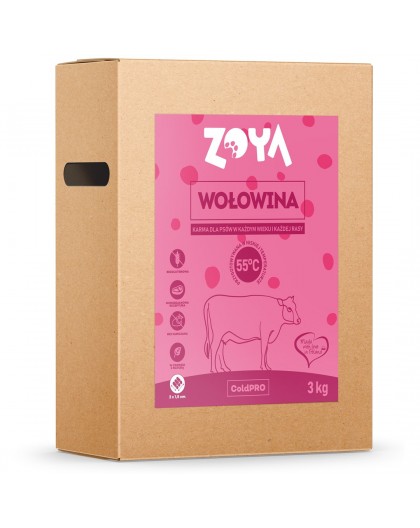 ZOYA ColdPRO Veiseliha - kuiv toit koertele - 3kg
