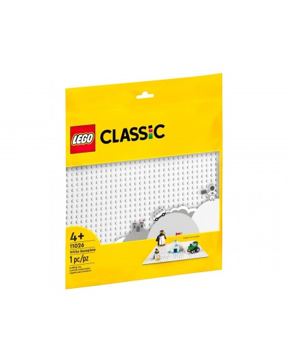 LEGO CLASSIC 11026 WHITE BUILDING PLATE