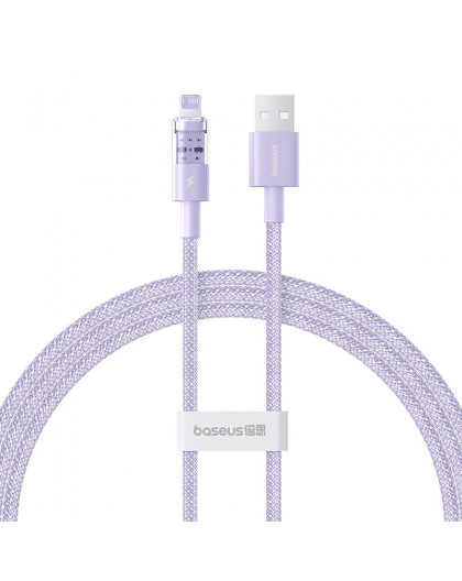 Baseus Gem USB to IP 2.4A fast charging cable 1 m Purple
