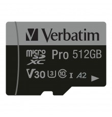 Verbatim Pro U3 512GB Micro SDXC Card