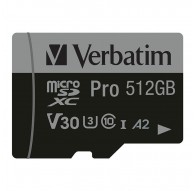 Verbatim Pro U3 512GB Micro SDXC Card