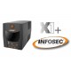Infosec INF_661130 Backup Power Supply UPS X1+ 1000 IEC, 1000VA, 500W, 4× C13