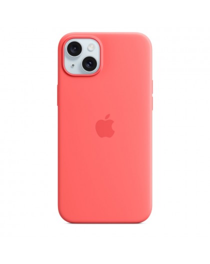 Apple iPhone 15 Plus Silicone Case with MagSafe - Guava