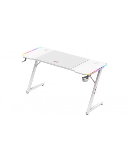 Huzaro Hero 3.3 White RGB - gaming table