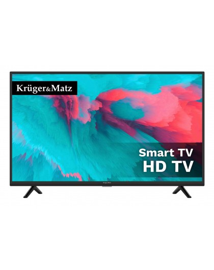 Krüger&Matz KM0232-S6 TV 81.3 cm (32") HD Smart TV Wi-Fi Black 220 cd/m²