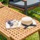 Garden lounger TEXAS brown