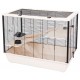 INTER-ZOO Hugo Wood beige - cage for rodents - 78 x 48 x 58cm