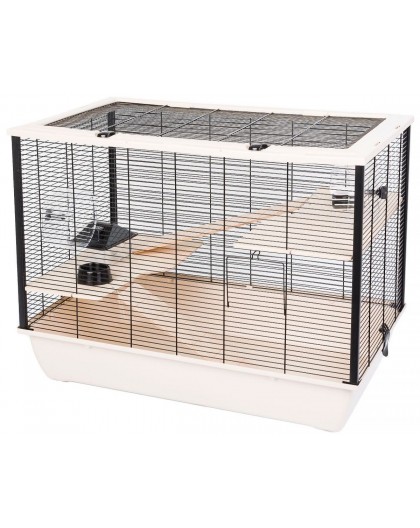 INTER-ZOO Hugo Wood beige - cage for rodents - 78 x 48 x 58cm