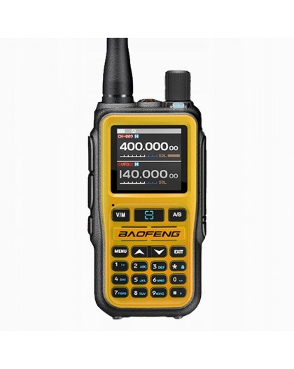 Baofeng UV-5R EU MINI USB-C Bluetooth VHF UHF Aviation Band Orange Walkie-Talkie