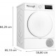Bosch WTH83277PL Freestanding dryer 8 kg
