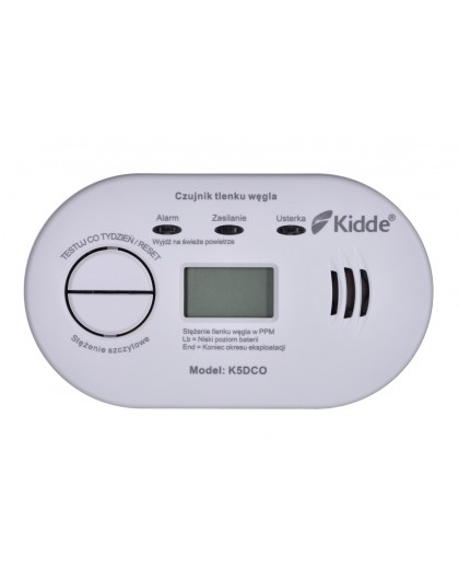 K5DCO KIDDE CARBON MONOXIDE AND CARBON MONOXIDE DETECTOR