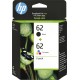 HP 62 2er Pack Schwarz Farbe dreifarbig Tintenpatrone