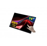 Verbatim 49591 computer monitor 35.6 cm (14") 1920 x 1080 pixels Full HD LCD Touchscreen Black