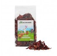 FACTORY HERBS Hibiscus flower - treat for rodents and rabbits - 100g