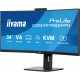 iiyama ProLite 34’’ VA UWQHD curved monitor with a built-in Windows Hello camera and microphone, USB-C Dock, LAN, KVM-Switch and