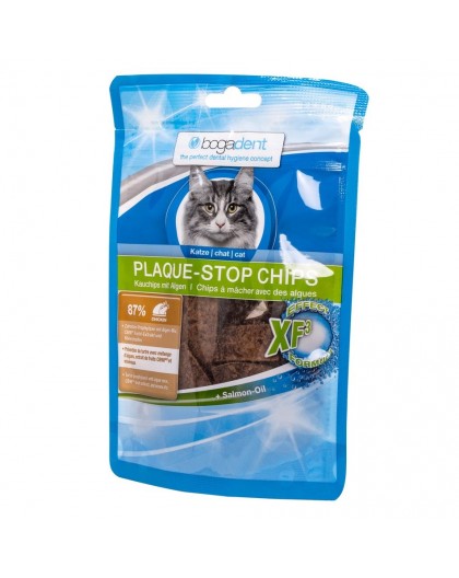 BOGAR Bogadent Plaque-stop Chips Chicken - cat treats - 50g