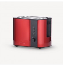 Severin AT 2217 toaster 2 slice(s) 800 W Metallic, Red