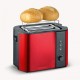 Severin AT 2217 toaster 2 slice(s) 800 W Metallic, Red