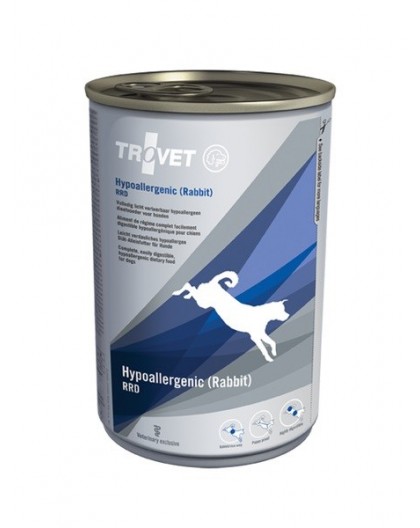 TROVET Hypoallergenic RRD with rabbit - Wet dog food - 400 g