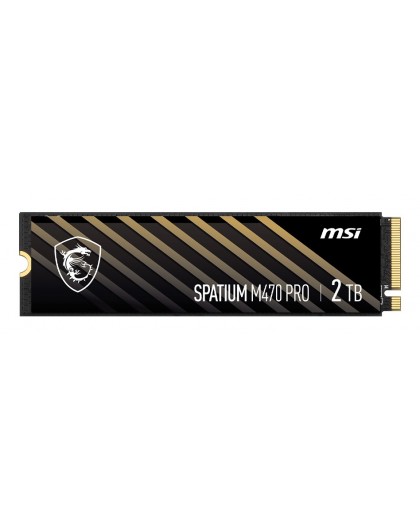MSI SPATIUM M470 PRO PCIe 4.0 NVMe M.2 2 GB PCI Express 4.0 3D NAND