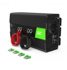 Green Cell INV08 power adapter/inverter Outdoor 1000 W Black