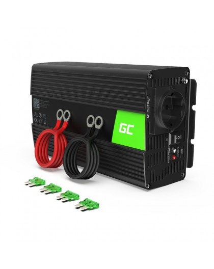 Green Cell INV08 power adapter/inverter Outdoor 1000 W Black