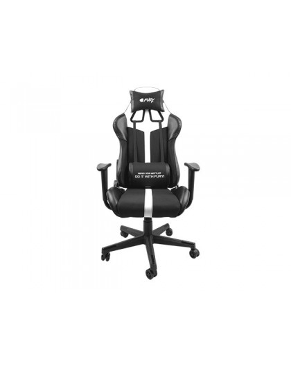 FURY Avenger XL Universal gaming chair Padded seat Black, White