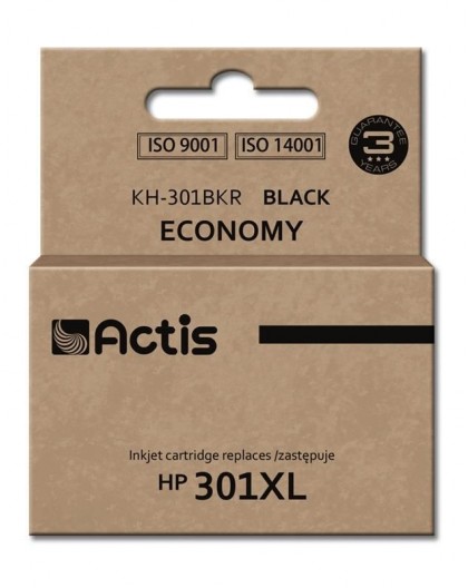 Actis KH-301BKR ink (replacement for HP 301XL CH563EE Standard 20 ml black)