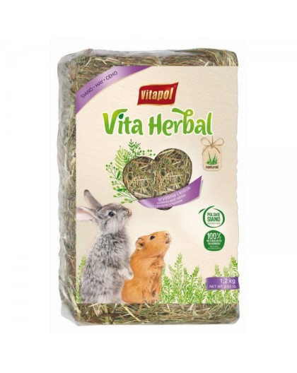 VITAPOL Vita Herbal - hay for rodents - 1,2 kg
