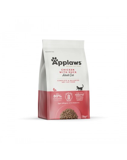 APPLAWS Chicken with duck - dry cat food - 7,5kg